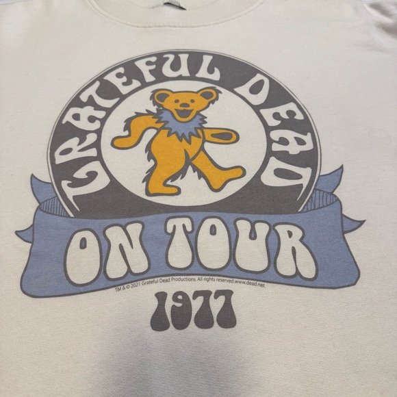 ABERCROMBIE & FITCH Soft Collection Grateful Dead Oversized Sweater Womens Large - Picture 5 of 11